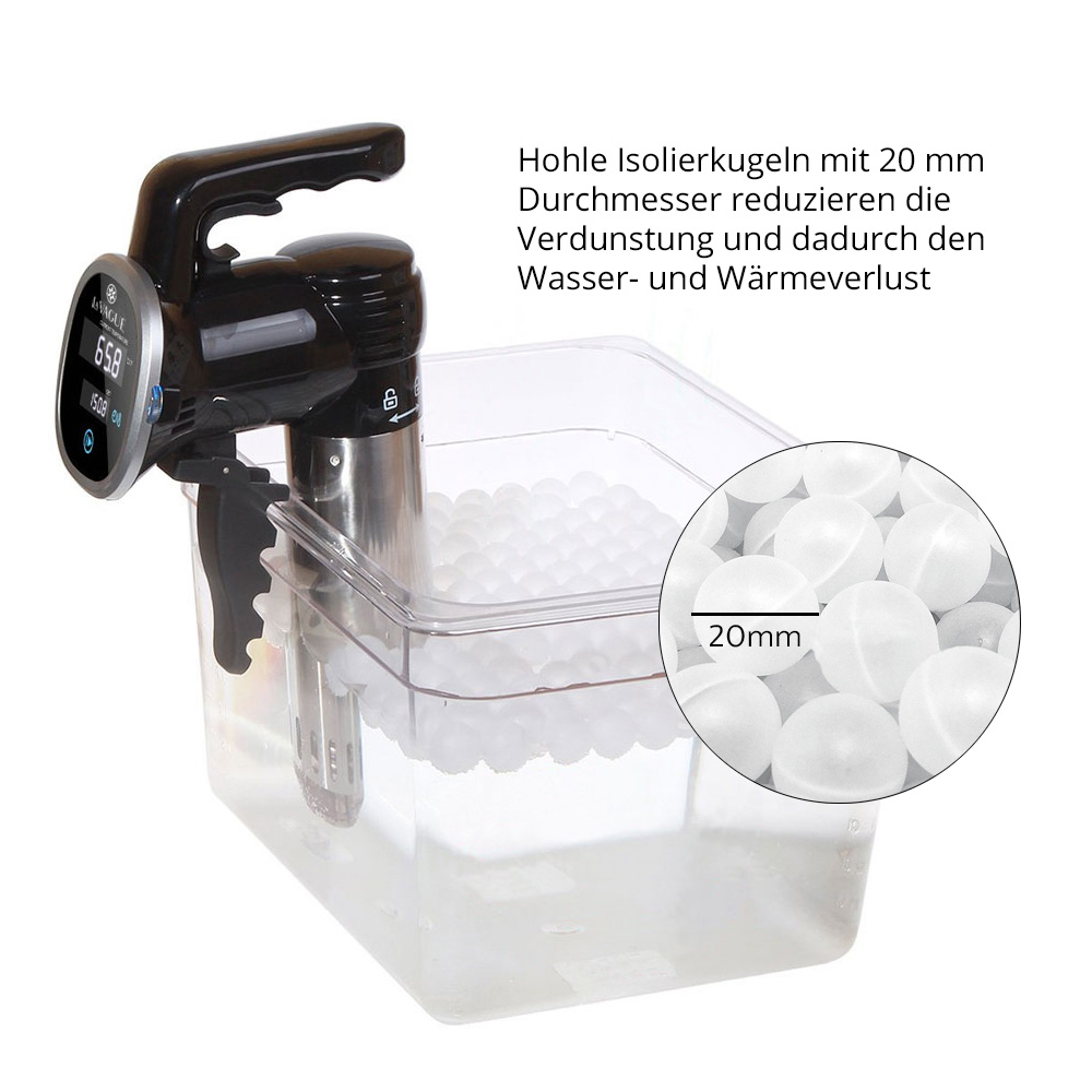 250 Billes De Cuisson Anti-Évaporation 20mm - Pour Bain Sous Vide, économie D'eau Et énergie