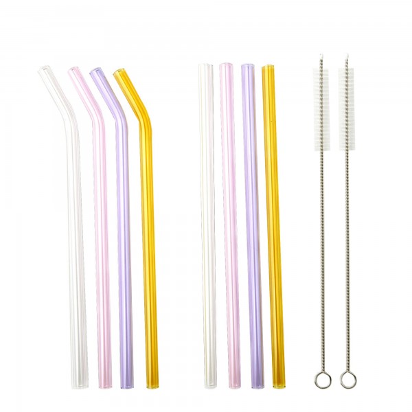 SMOOTHIE PARTY Reusable glass straws