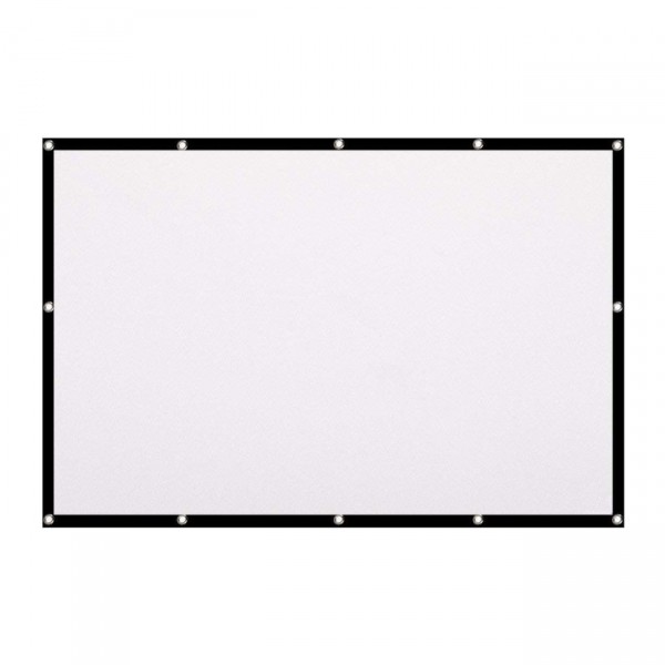 LV-STA100FP Front Projection Screen 16/9 100 Inch White/Black